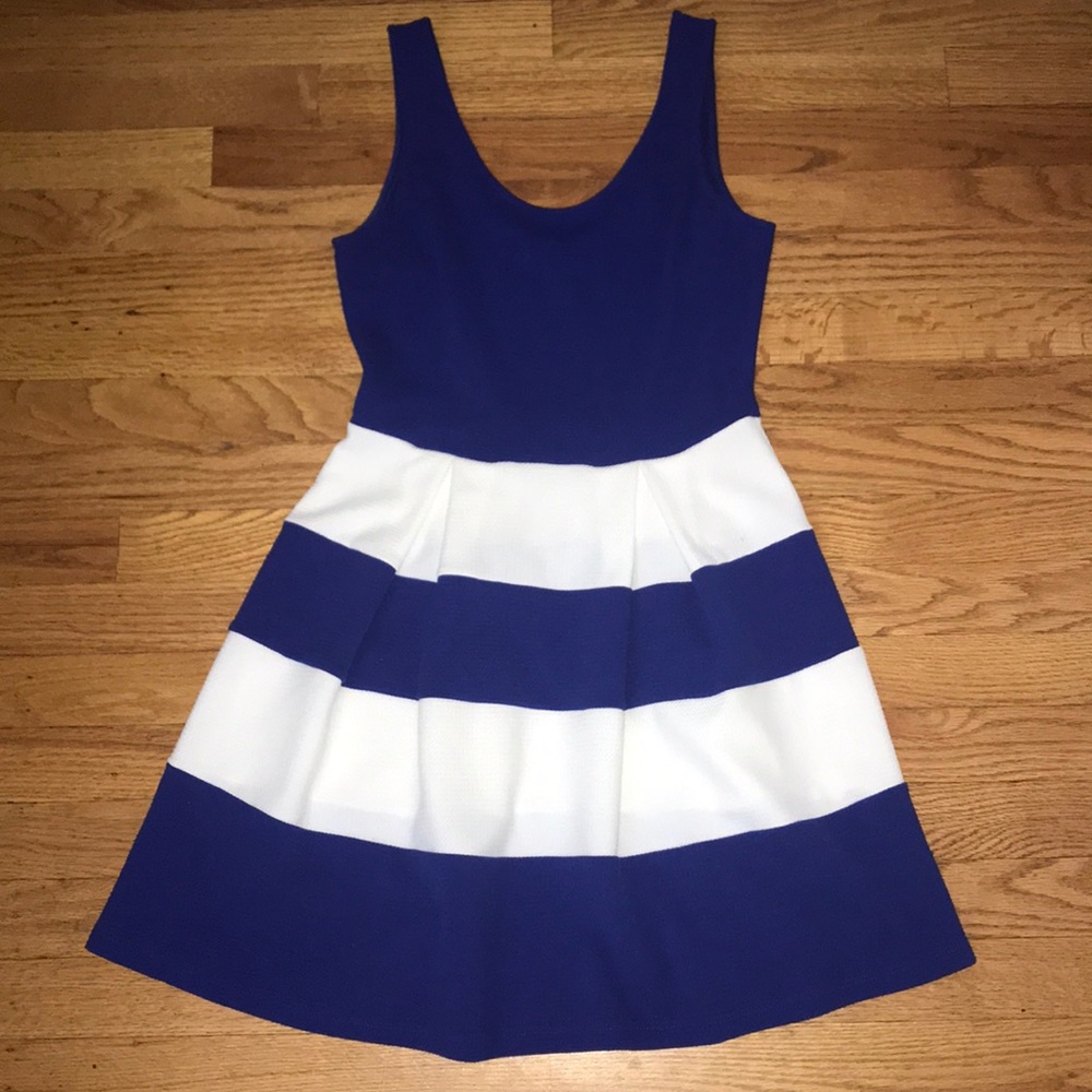Soprano Peplum strip dress